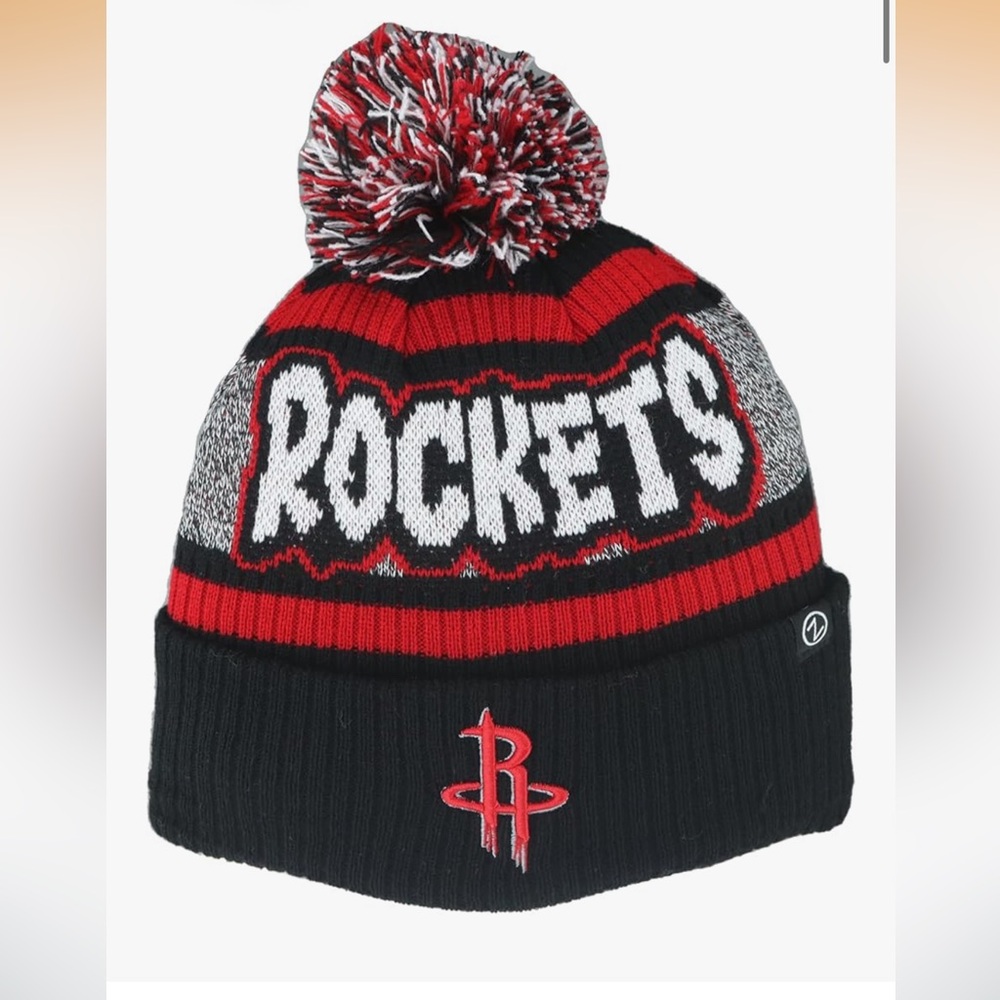 Rockets Kids Beanie - Red, Black, and Gray